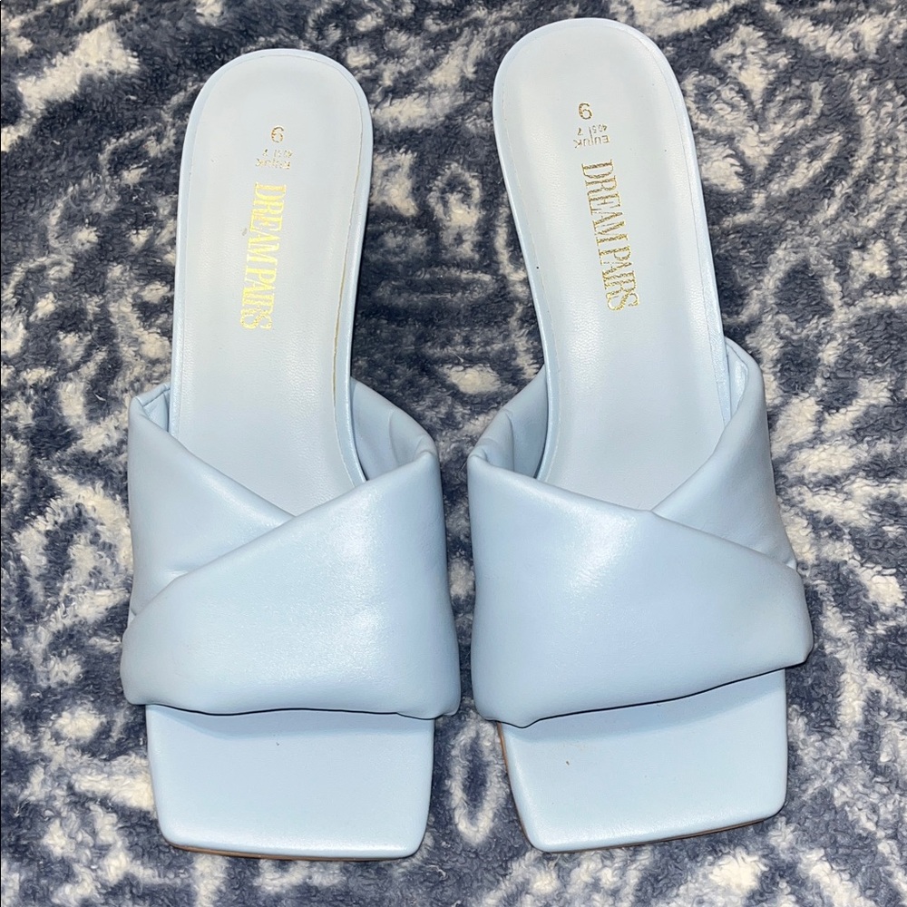 Dream Pairs Sky Blue Women's Mules